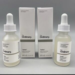 NEW 2 PACKS THE ORDINARY BUFFET SERUM - 30ml/1oz - x2 Bottle